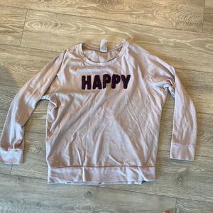 Super Soft PJ Top “Happy”